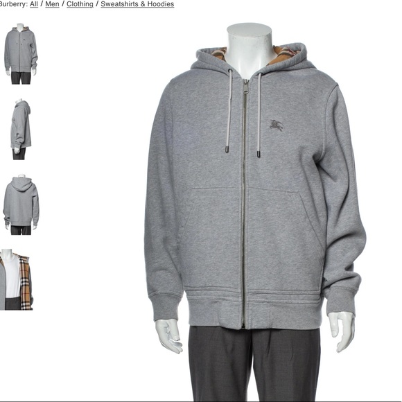 burberry hoodie mens